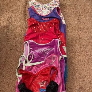 9 GK Elite Gymnastics Leotards Bundle